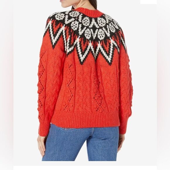 Lucky Brand Fair Isle Holiday Sweater size XL - Picture 4 of 15
